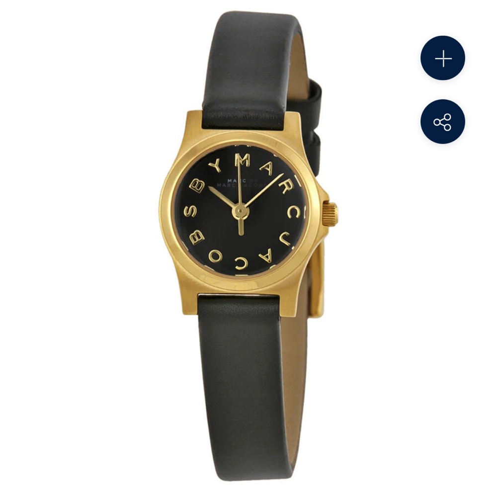 MARC BY MARC JACOBS

BLACK DIAL BLACK LEATHER LADIES WATCH MBM1240